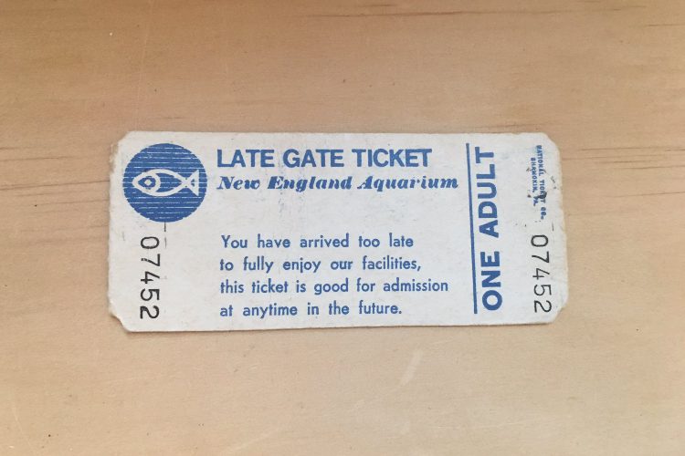 38-Year-Old Aquarium Ticket